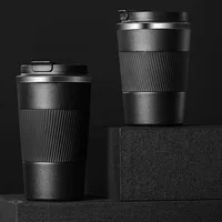 Cafe  Coffee Thermos Mug With Non-slip Case Car Vacuum Flask Travel Insulated Bottle Kitchen Tools 3