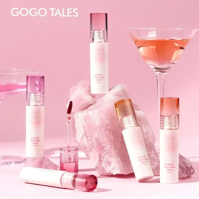 

Губная помада Gogo Tales Gogo Dance, тонкая, пропускающая воздух, лак для губ, для студентов, стандартная, серая, розовая, телесная, белая губная помада, набор блеска для губ