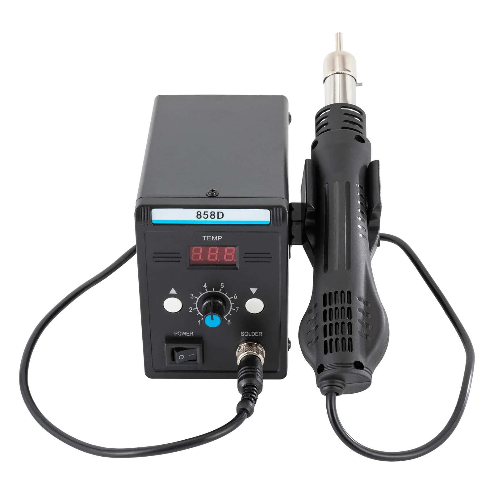 220V SMD Welding Station for Electronic Product Repair and Desoldering Hot Air Station with LED Display Screen 5