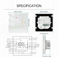 Thermostat WiFi Wireless Room Temperature Controller of Water/Electric Floor Heating Gas Boiler Humidity Tuya Work with Alexa - Image 6