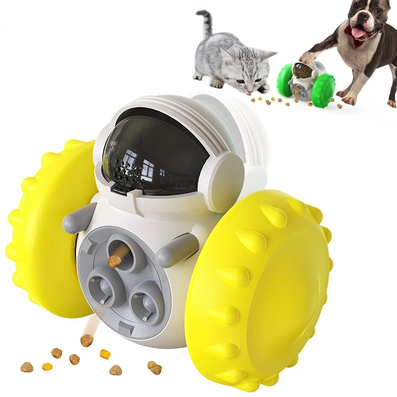 Dog Toys Food Interactive Tumbler Leaky Eater Slow Feeder Tumbler Ball