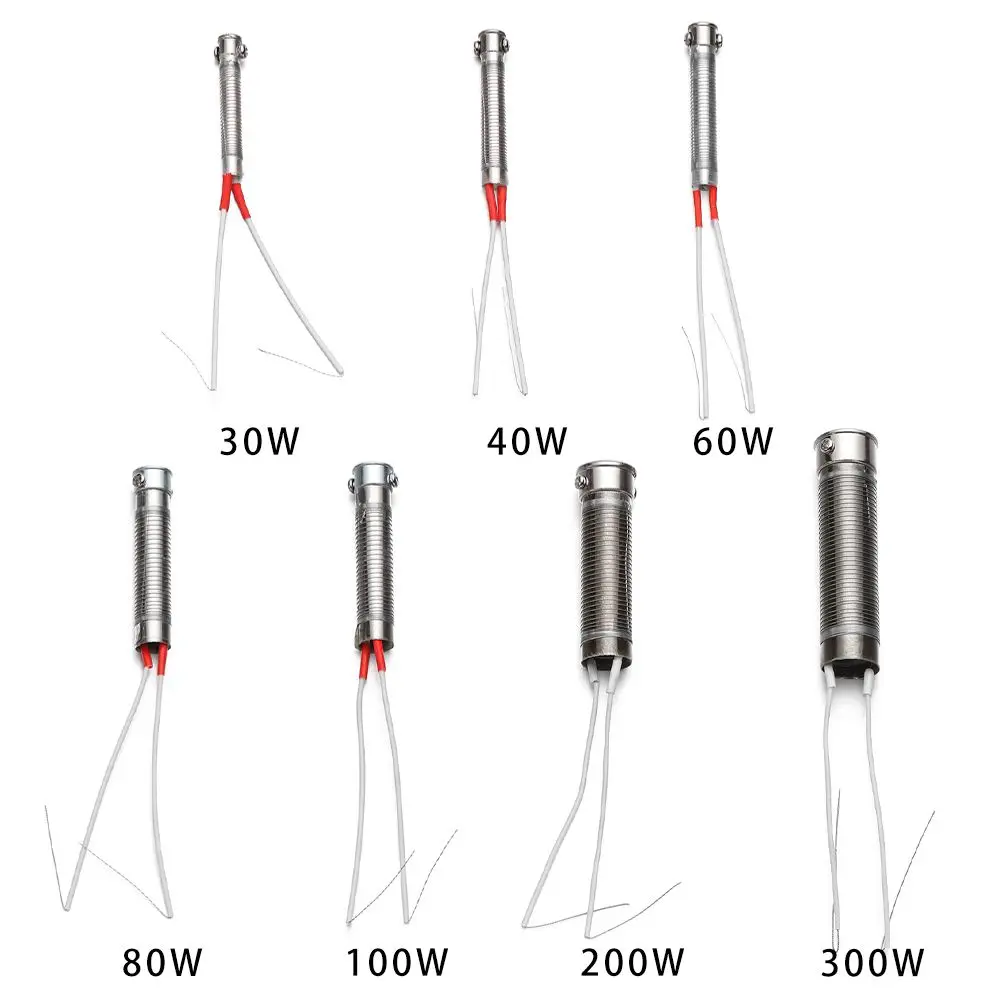 arc welders 1PC  220V 30/40/60/80/100/200W Soldering Iron Core Heating Element Replacement Welding Tool Metalworking Accessory Spare Part hot air station