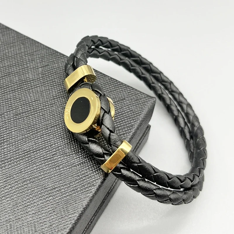 PJS 4 Colors Luxury MB Urban Spirit Serie Bracelet Stainless Steel Lanyard Buckle Special Edition Classic With Box Set