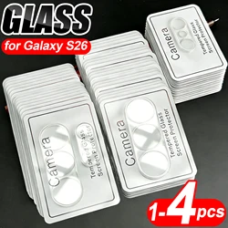 Premium Tempered Glass Camera Protectors - HD Clear, Anti - scratch, Shatterproof Lens Films - 4Pcs (For S26 Ultra)