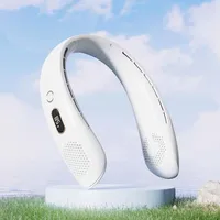 Ventilateur de cou portable, mini climatiseur, ventilateur sans pales, rechargeable par USB, ventilateur portable pour le refroidissement et le chauffage 1