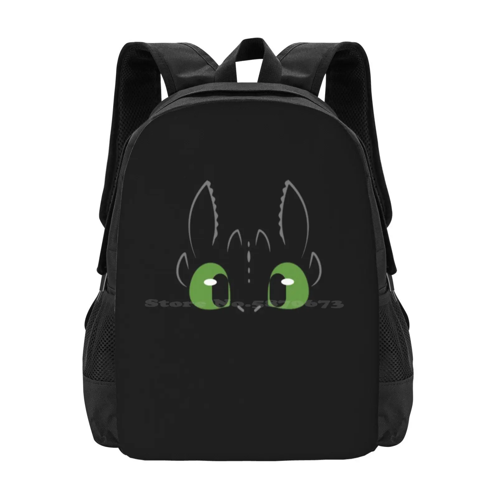 Cute Fury Nuovi Arrivi Borse Unisex Borsa Per Studenti Zaino Night Fury Cute Fury Httyd Httyd Httyd Dark Film Film Senza Denti