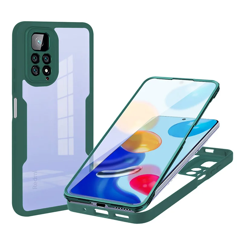 Crystal-Clear 360° Shockproof Phone Protector Case