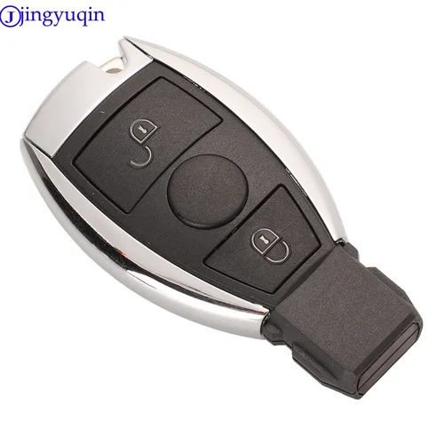 Jingyuqin 스마트 원격 자동차 키, 메르세데스 벤츠 2000 년 이상, 오리지널 NEC 및 BGA 지원, 315MHz 또는 433.92MHz 3 버튼 3
