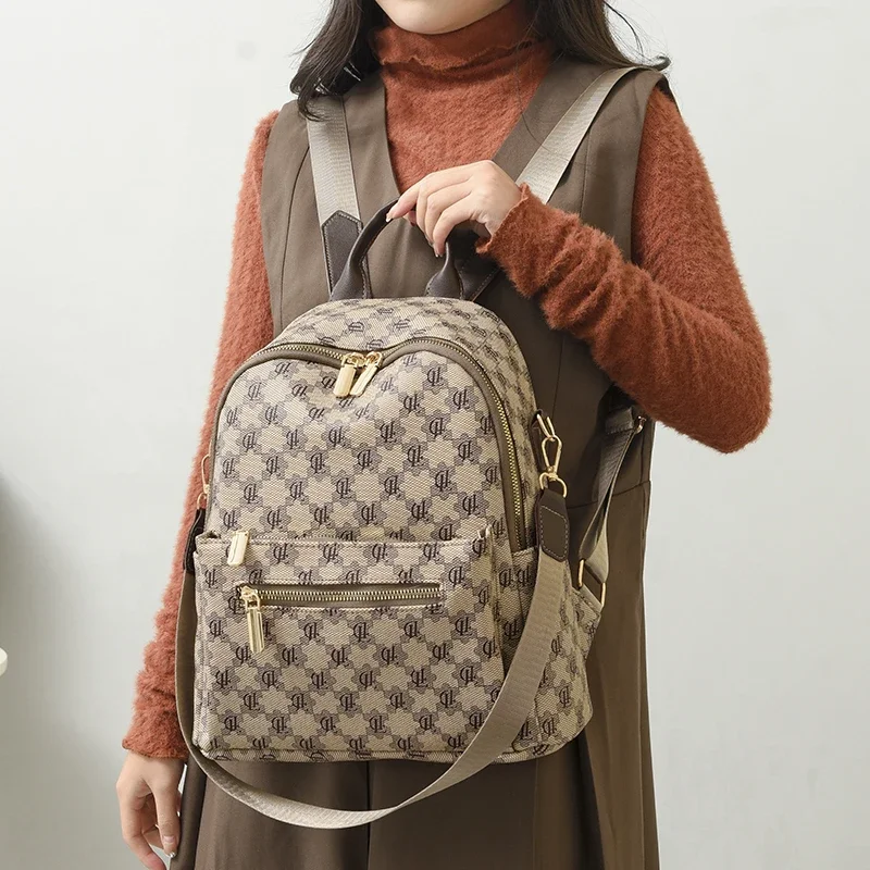 

Женский рюкзак с защитой от кражи, из ПУ кожи