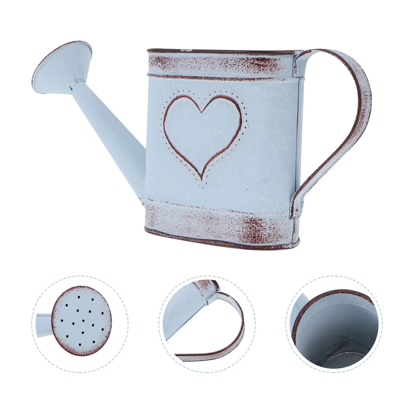 

Kettle Flower Pot Watering Can for Photo Model Vase Home Iron Garden Plants