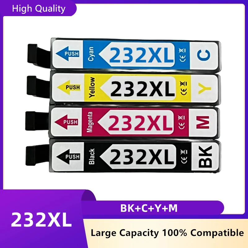 Cartucho de Tinta Compatível para Epson Impressora 232xl T232xl T232 232 Xp4200 Xp-4205 Wf2930 Wf.2950