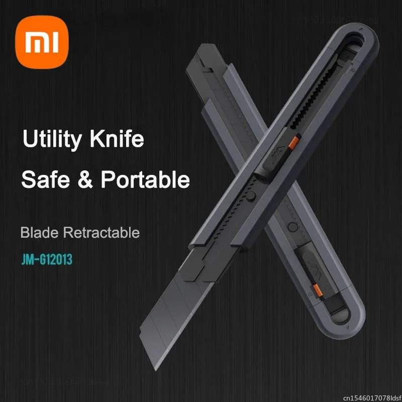 

Xiaomi Jimihome 0.79inch Stretch Utility Knife Paper Cutters Carbon Steel Blades Pocket Knife with Safety Lock Handicraft Tool