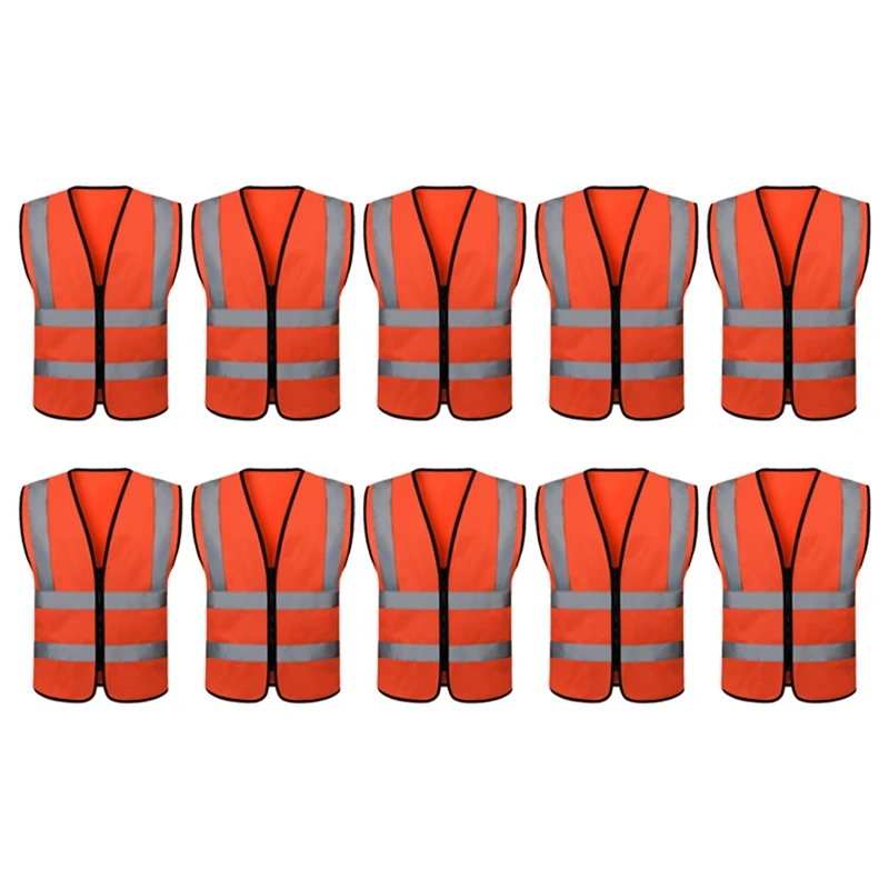 Safety Vest, Bright Neon Building Protective Film, Reflective Vest, Protective Warning Clothing Durable High Guality B