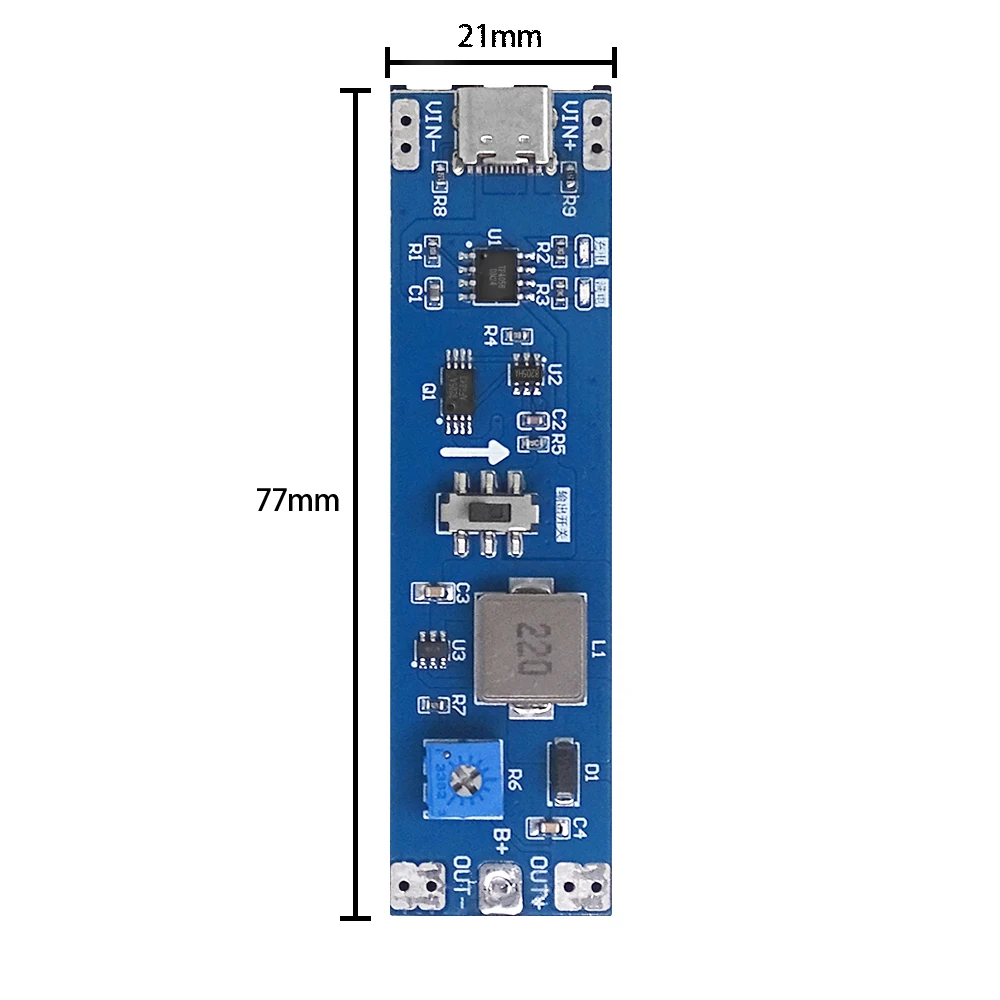 Batteria al litio singola da 3,7 V a 12 V. Modulo integrato di potenziamento e scarica di carica - Image 3