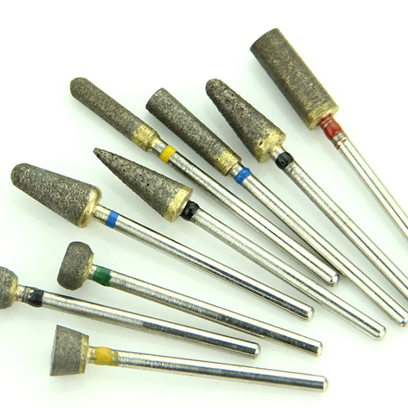 

5pcs Fully-Sintered Diamond Burs Dental Laboratory use Fine Red Rings Grinding Tools Extremely Durable Diamond Bur