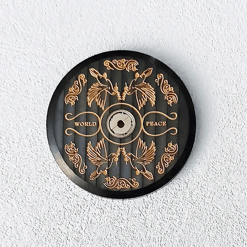 Exquisite Rose Gold Watch Movement Rotor Replacement