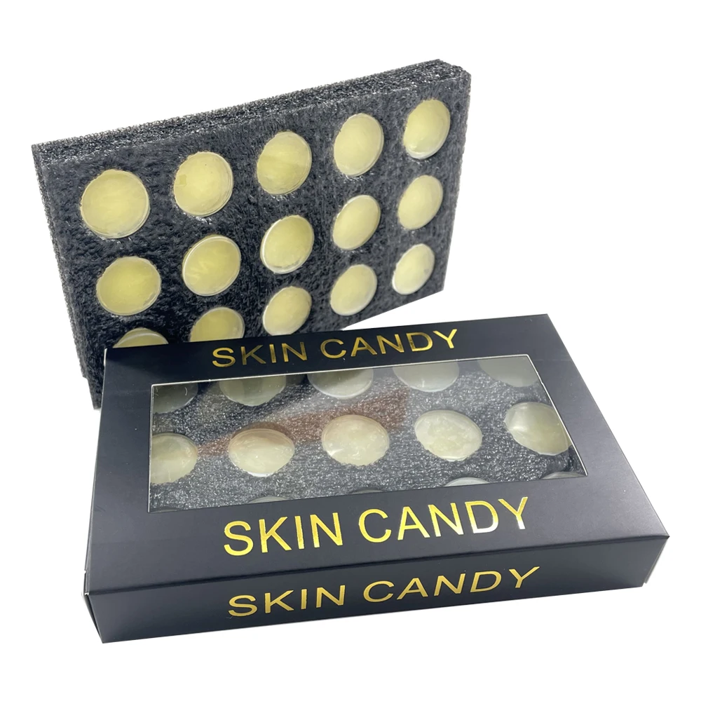 Skin Candy Monodose Balm 15PCS/box Skin Candy Cream Balm for Permanent Makeup & Tattoo Supplies Microblading Makeup Pigment Ink