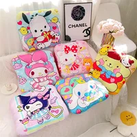 Sanrio Cartoon Printed Seat Cushion Chair Kuromi My Melody Hello Kitty Back Cushion Floor Home Decor Non-slip Gifts Girl 1