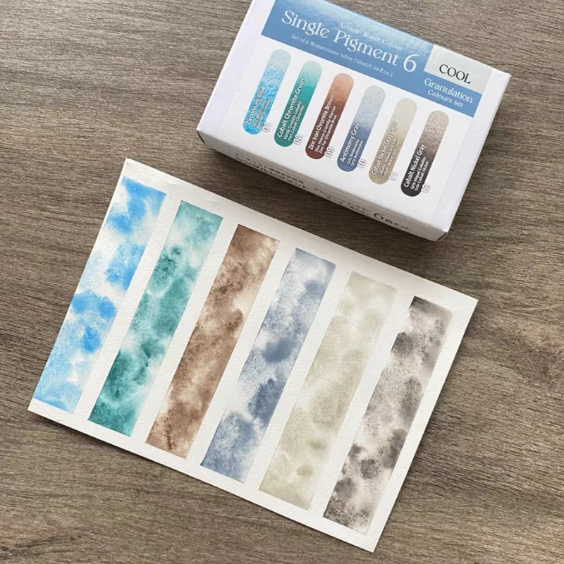 10ml Tube Japan Original Kusakabe Precipitation Color Translucent Watercolor Paint watercolor paint set 1ml Hand-packed Acuarelar Art Supplies