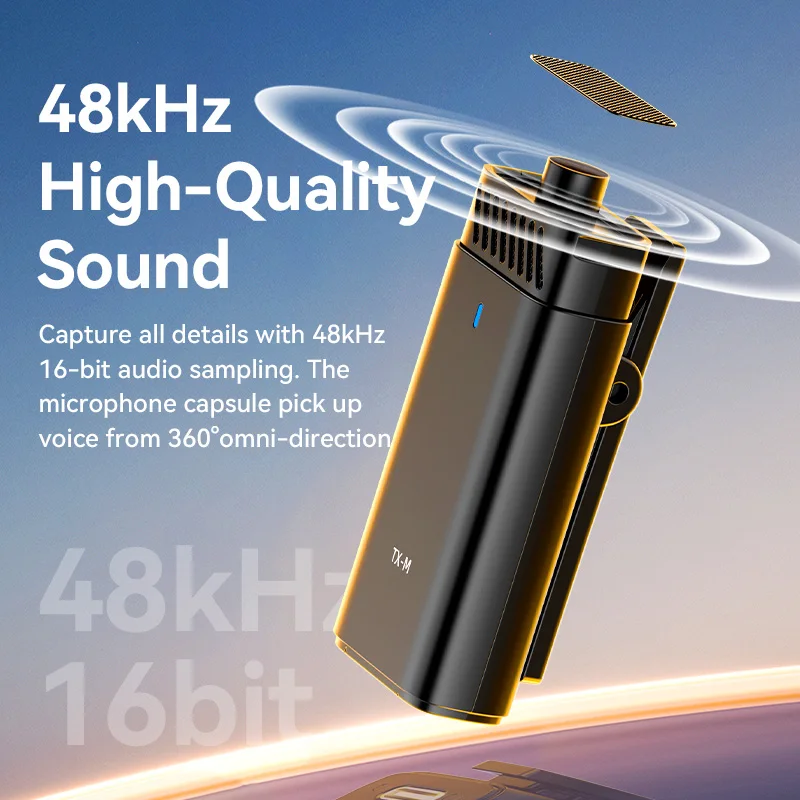 Ulanzi HM2301 Dual Channel Wireless Microphone 48kHz High-quality Sound for Smartphone Photograph Livestreaming Vlog Accessories