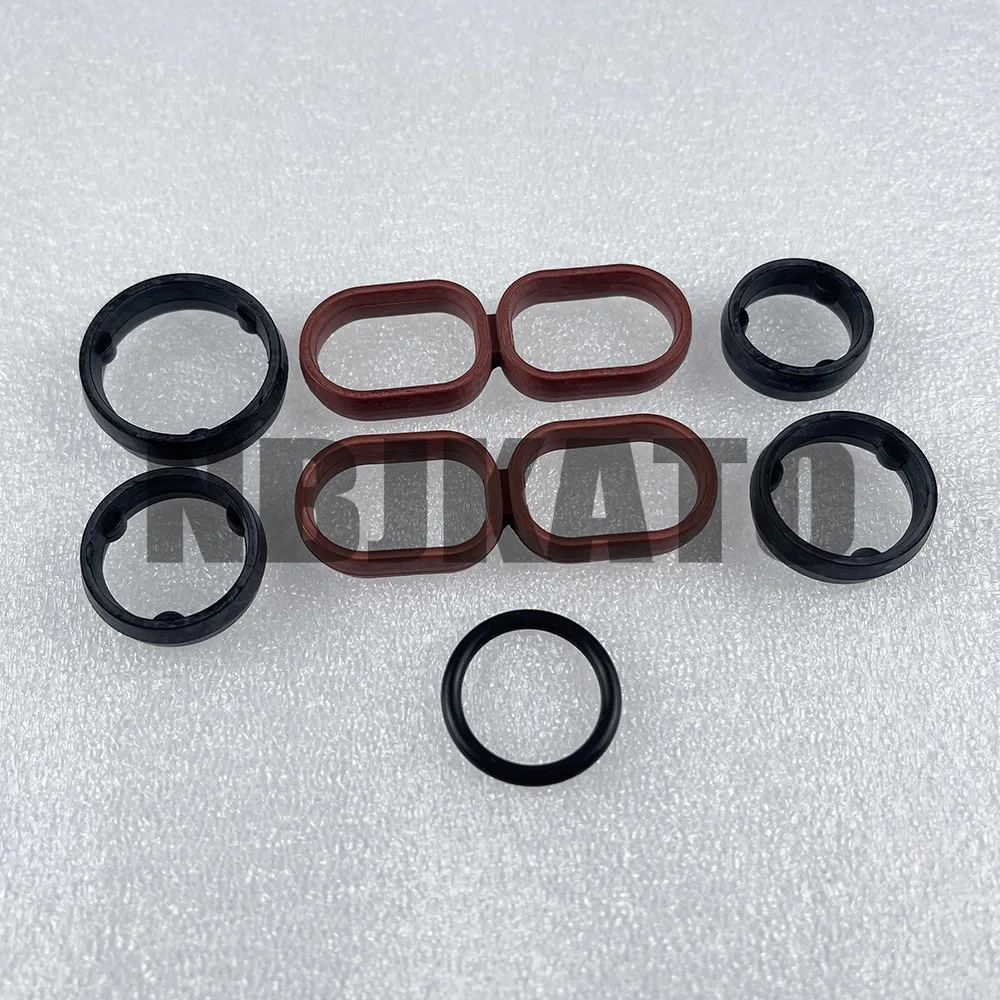7x Ol Cooler Flter Rng Gasket For Dodge For Jeep For Chrysler 3.2/3