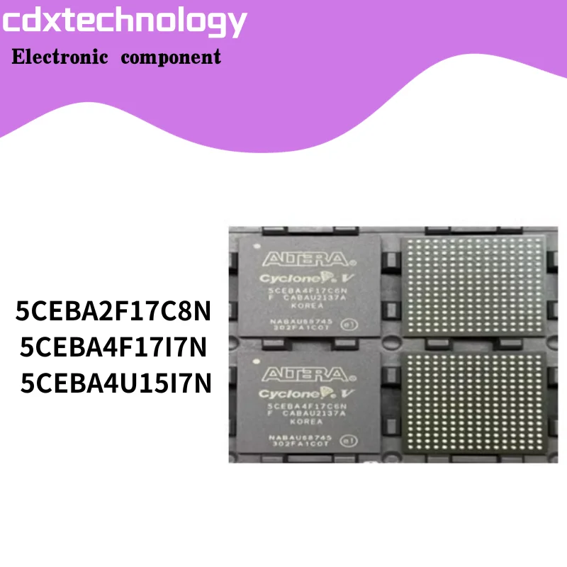 

Интегральная схема BGA 5CEBA2F17C8N 5CEBA4F17I7N 5CEBA4U15I7N, в наличии, 1 шт.
