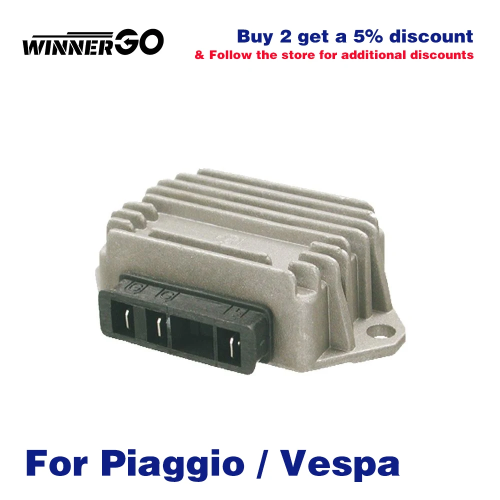 Voltage Regulator Rectifier For Peugeot & Vespa Scooters - Replacement For Peugeot 743532 & Vespa 58090R