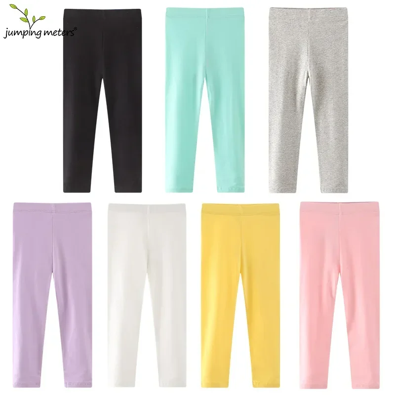 Girls Cotton Leggings 2 3 4 5 6 7 Years Girl's Trousers White Black Little Girls Pants Skinny Kids Children Leggings