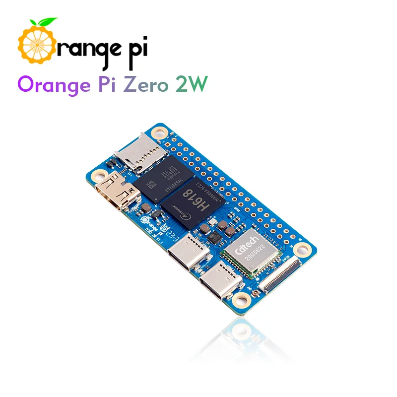 Orange Pi Zero 2W single board computer mini development board 4GB RAM DDR4 Development Board Allwinner H618 Orange Pi Zero 2 W WiFi-BT Single Board Computer Zero2W