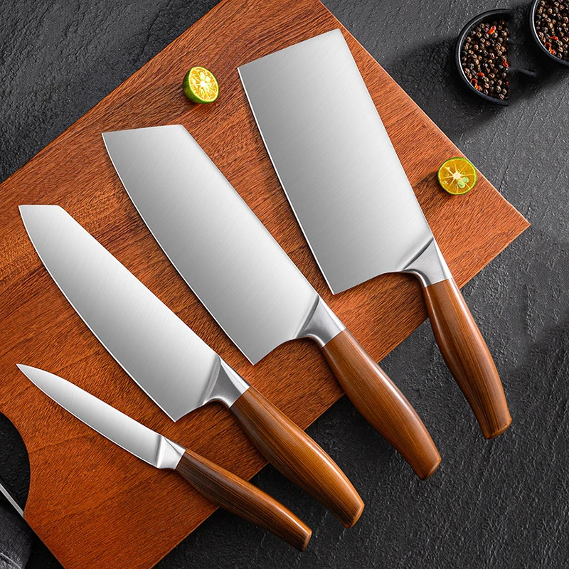 Kitchen Knife Stainless Steel Slicing Cleaver Japanese Chef Fish Cutting Vegetables Meat Cooking Knives Set Tools Kitchen Knives - 2