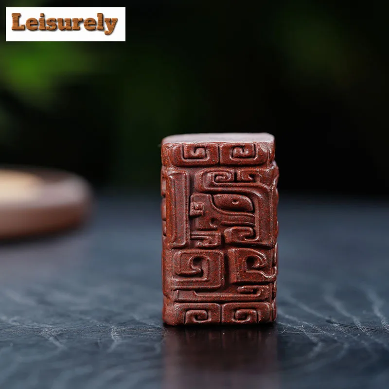 Handamde Embossed Totem Purple Clay Teapot Cover Holder Elegant Cover Frame Zisha Pot Lid Shelf for Tea Accessories Ornaments