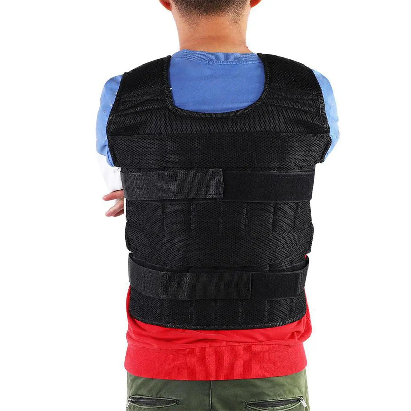 110lbs weight vest with 32 Pocket Adjustable Weight Strength Training Weight