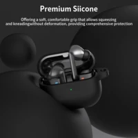 for samsung buds 3/galaxy buds3 pro case with cleaning kit silicone protective cover for galaxy buds 3 buzz 3Pro with keychain 2