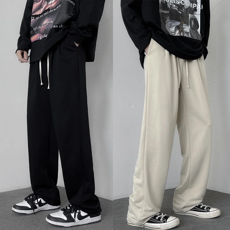 

Casual Pants Loose High Street Straight Leg Pants Autumn Pants Guards Pants Ins Sports Pants Wide Leg Pants Trend M-5XL