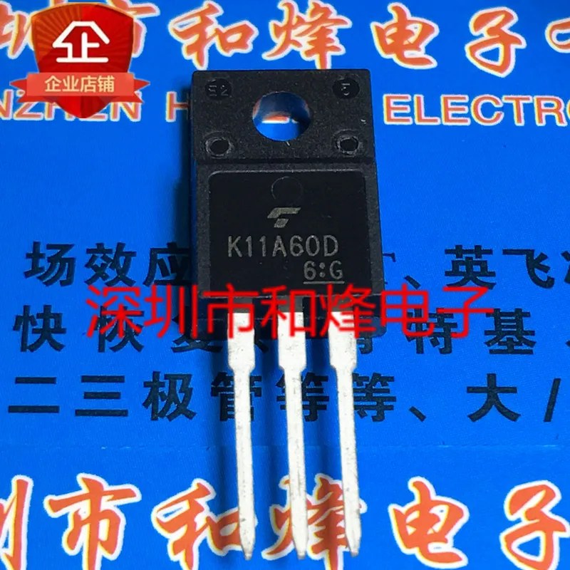

K11A60D TK11A60D New and original TO-220F 600V 11A MOS field effect transistor Integrated circuit IC to220