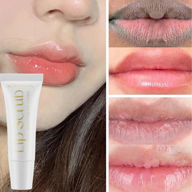 Remove Dark Lip Balm Lightening Melanin Mask Gloss Exfoliating Lip Pink Treatment Reduce Lip Lines Improve Dryness Moisturizing