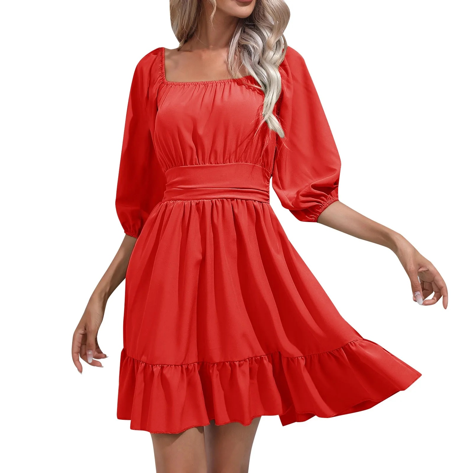 Imagem 3 do Vestido com Babados de Verão