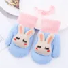 Thicken Mittens for Children Kids Mittens Winter Cute Knitted Gloves Toddler Warm Rope 0-3Years Boy Girl Baby Hand Gloves 3