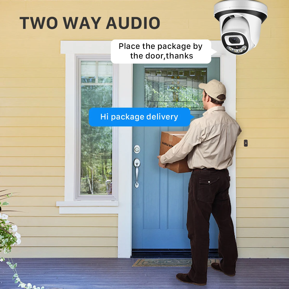 Funcionalidade de áudio bidirecional