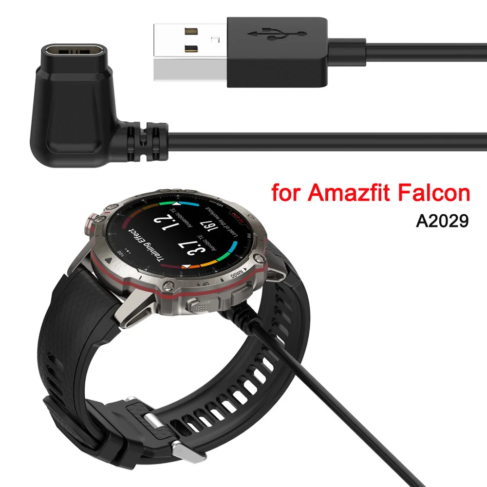 

3.3FT A2029 Smart Watch Charger USB Charging Cable for Amazfit Falcon Data Cord Smartwatch Accessories 1 Meter