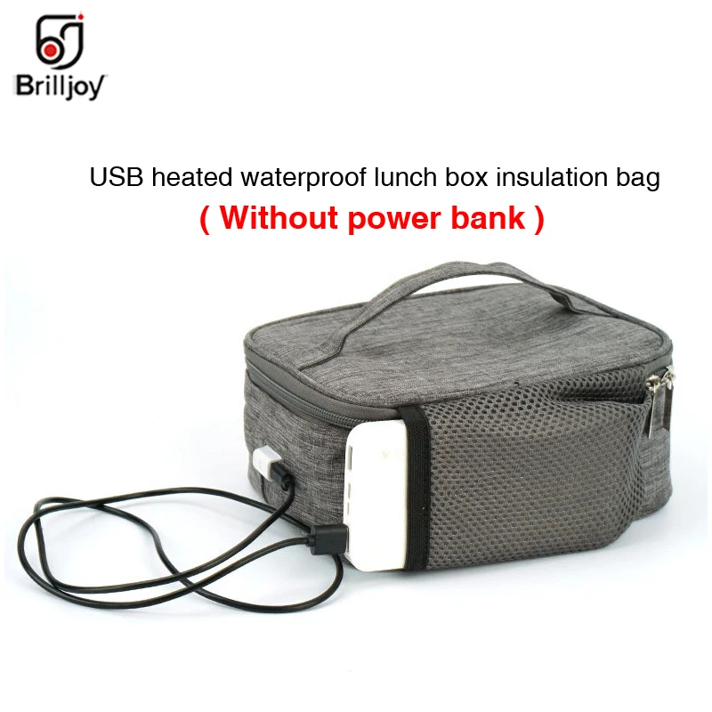 Lunch Box Insulation Bag USB Electric Heating Bags Waterproof 12V Car