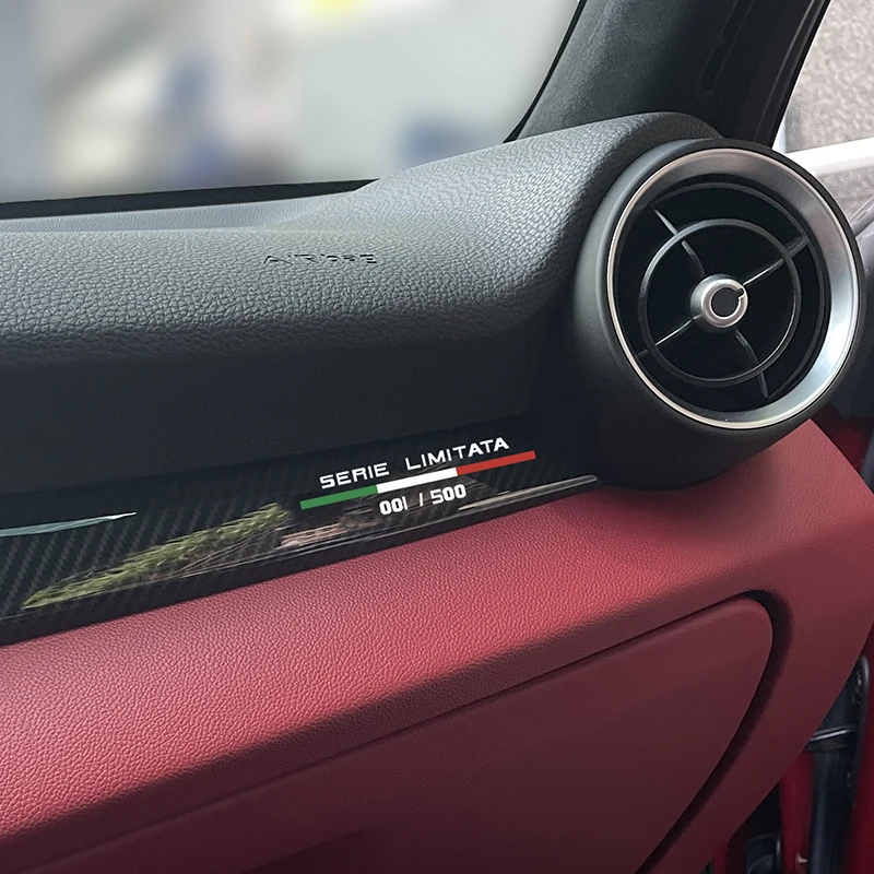Car Body Center consolcancellited Edition Sticker per Alfa Romeo Giulia Stelvio Gtam accessori per la decorazione di interni modificati - immagine 2
