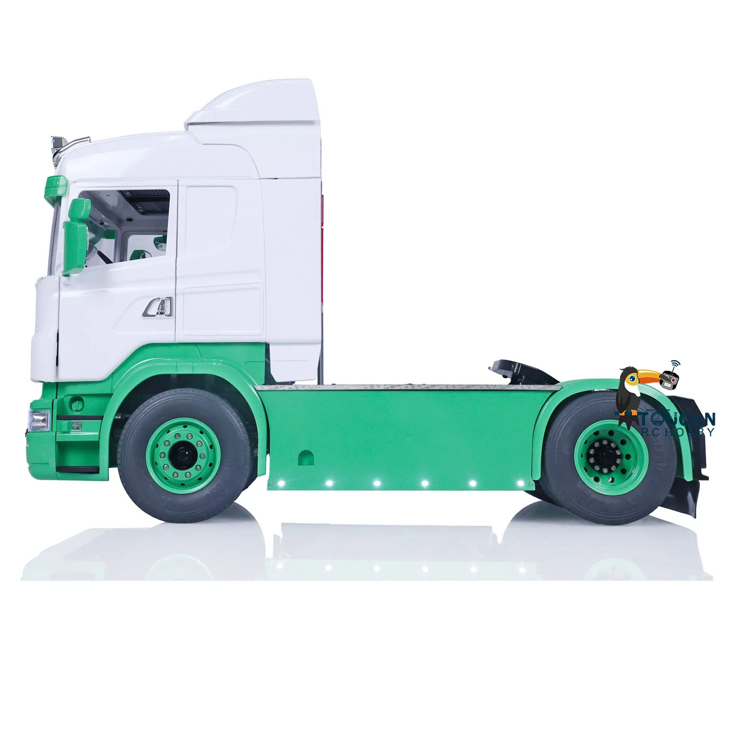 RTR LESU 1/14 RC Tractor Truck Metal Chassis 4X4 Radio Control Car Painted Assembled Model Light Sound TOUCAN HOBBY THZH1583 5