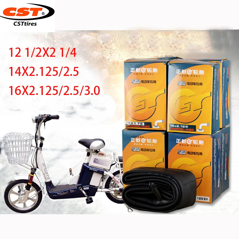 

Внутренняя Трубчатые шины внутренняя резиновая трубка для электровелосипеда, 2 шт./компл., 12/14/16x2,5/3,0 изогнутое газовое сопло, аксессуары для электровелосипеда