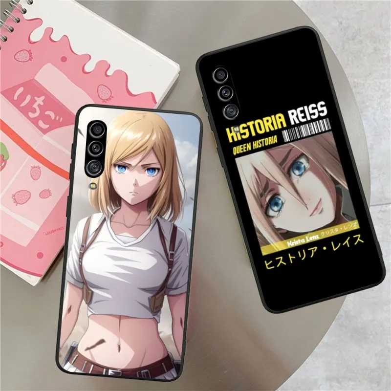 Custodia Per Cellulare Aot Historia Reiss Per Samsung Galaxy S23 S22 S21 S10 S9 S8 Plus Cover Morbida Ultra Nera Per Telefono Funda