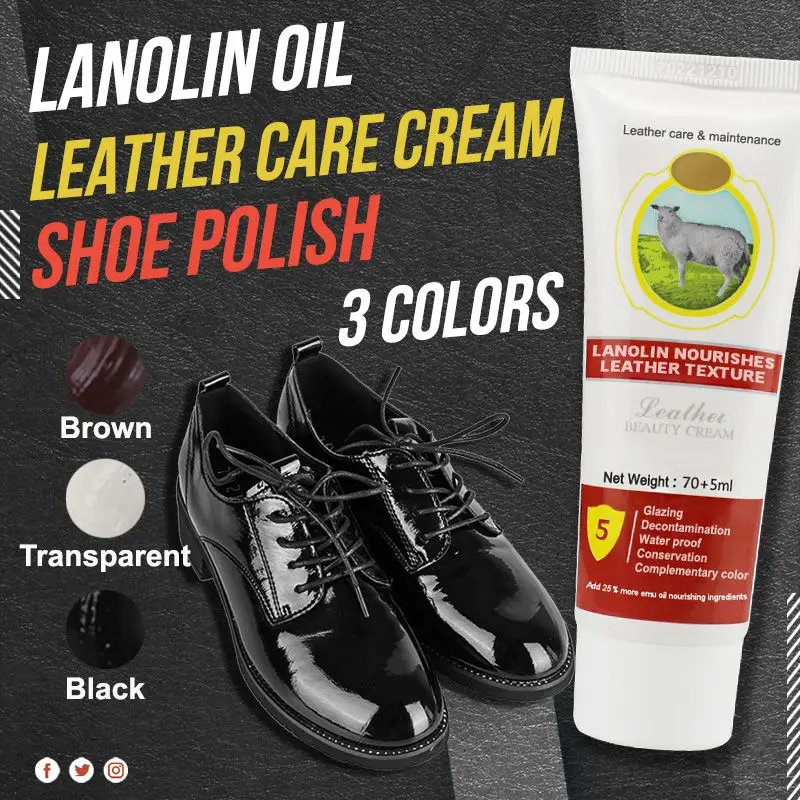 lanolin shoe polish