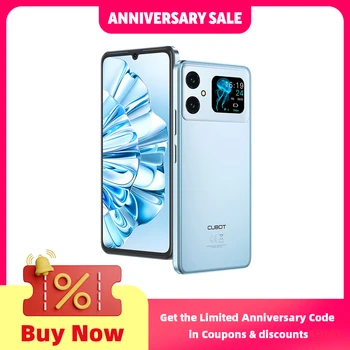 Cubot A20, Smartphone Android 14, 12GB (4GB+8GB Extend) RAM+128GB ROM, 90Hz 6.745-inch HD+ Display, 5100mAh, 48MP Camera,Face ID