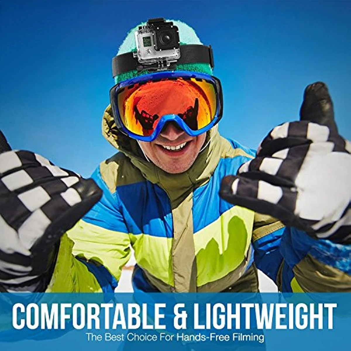 Head Strap Mount Headband Belt For GoPro Hero 13 12 11 10 9 8 7 6 SJCAM SJ4000 AKASO Insta360 DJI Osmo Action Camera Accessories