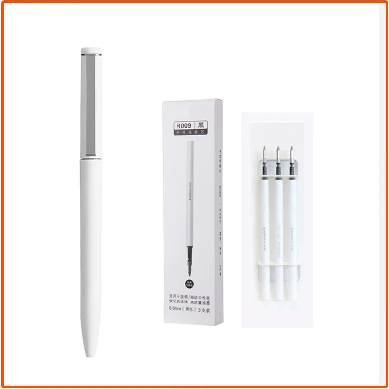 Writing Pen Gel Pen 0.5mm Swiss Refill for Xiaomi Mijia Sign Pen Gel Pens Japan Ink black/Blue Replacement Ink for Office Students Business