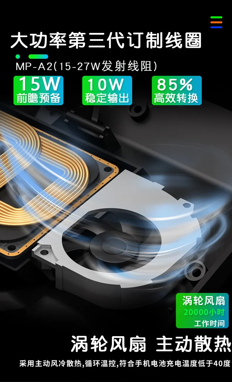 for Haval H5 2023 for GWM Poer·KingKong 2024 Car Wireless Chargers Center Console Fast Charging Bracket Interior Phone Holder detail image 6
